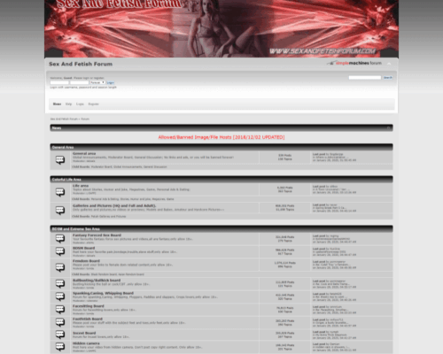SexAndFetishForum
