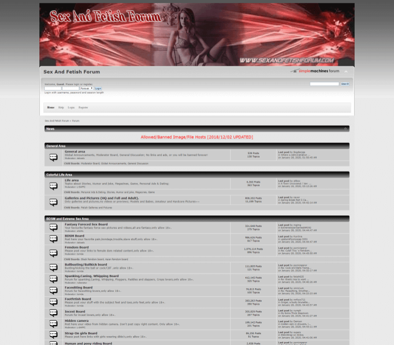SexAndFetishForum